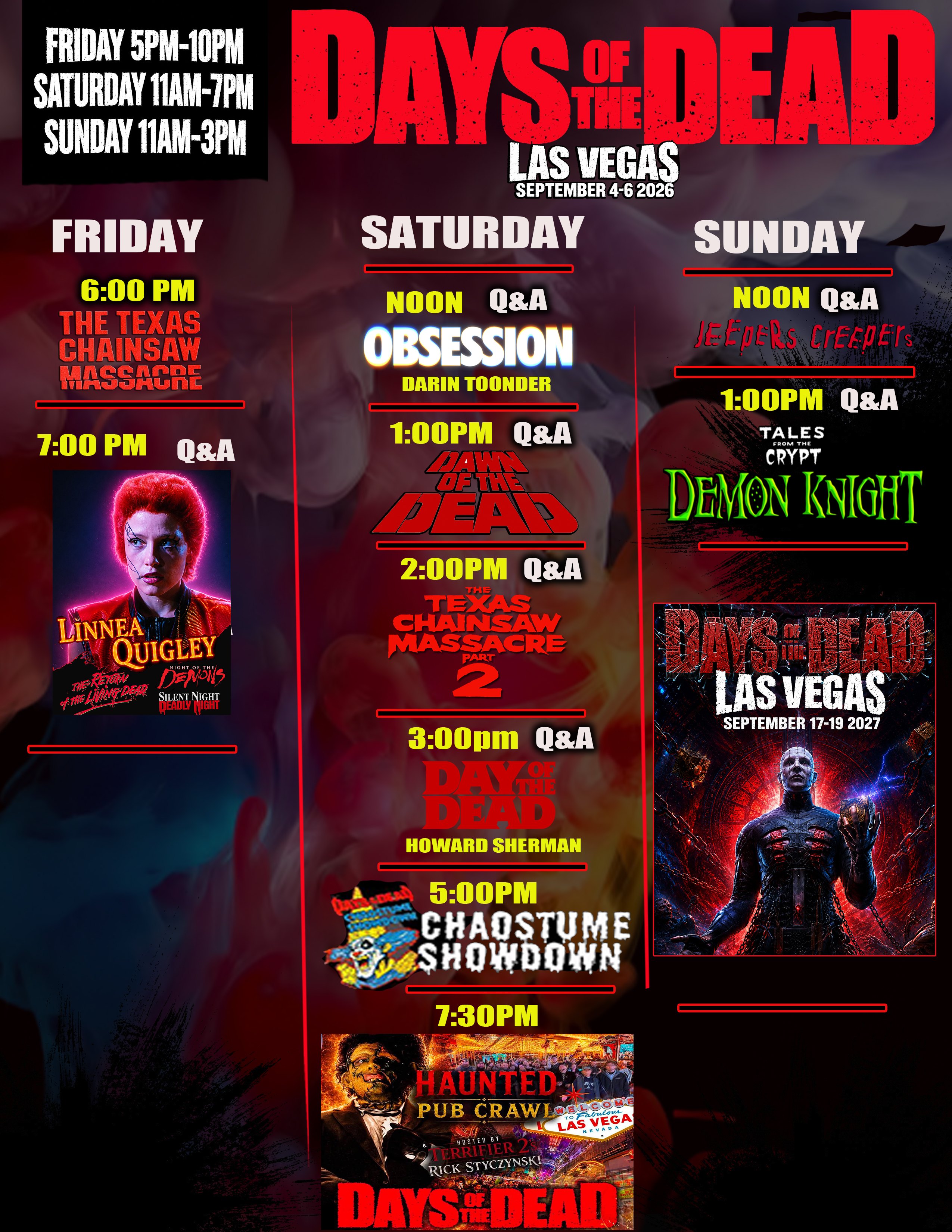 Events Schedule